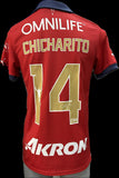 Jersey Puma FC Chivas Local Firmada 23/24 #14 CHICHARITO número dorado